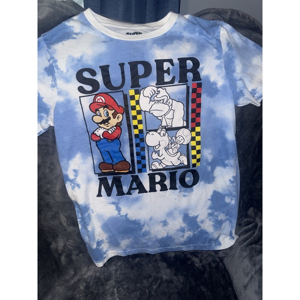 Children's Place Boys XL Super Mario Graphic Tee‎